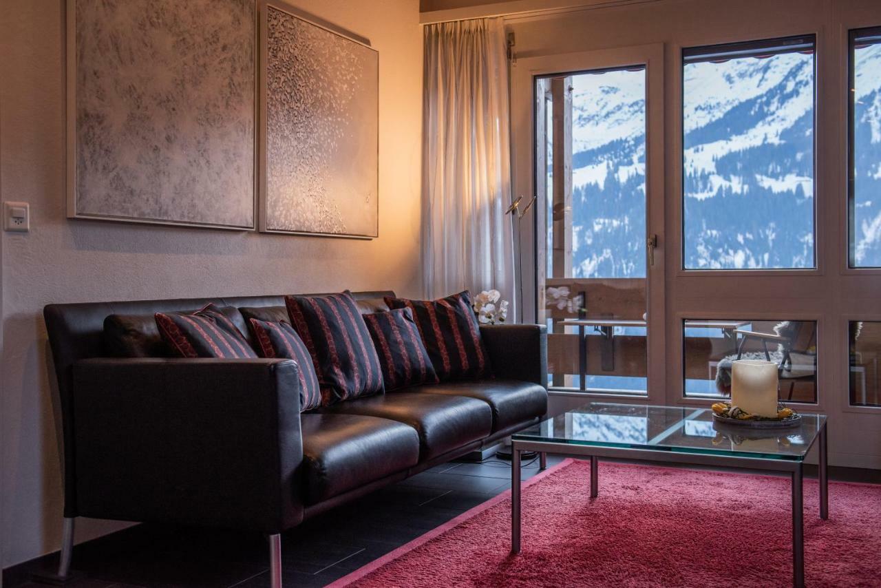 Chalet Primula Penthouse Wengen Exterior foto